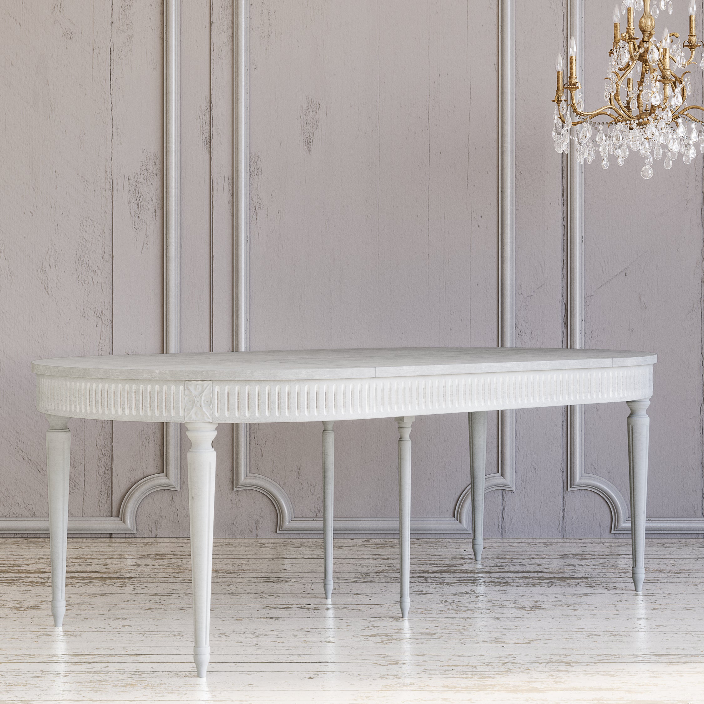 Furniture - Gustavian Dining Table (Extendable)