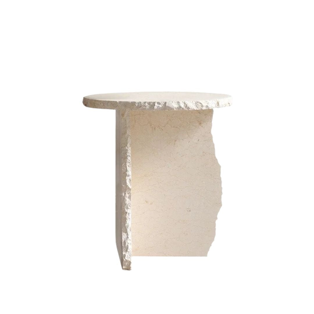 The Henri French Marble Side Table